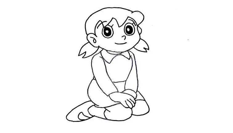 Detail mewarnai gambar shizuka mewarnai gambar shizuka doraemon koleksi