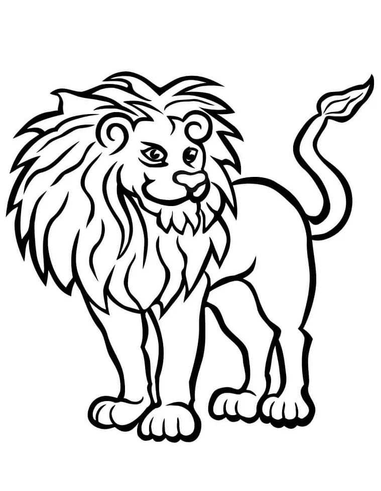 Melukis singa