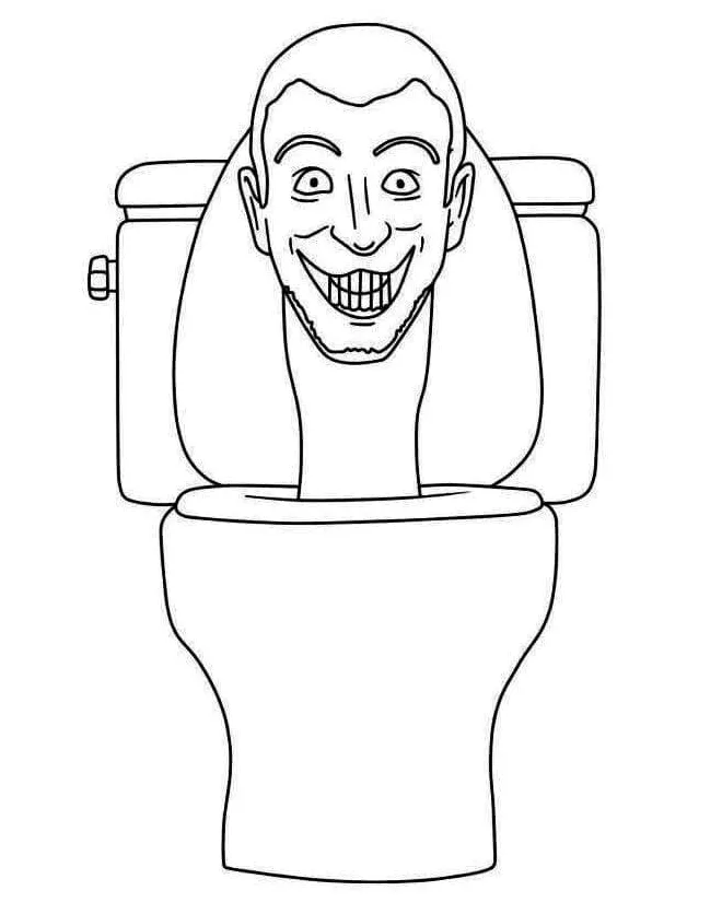 Cetak skibidi toilet