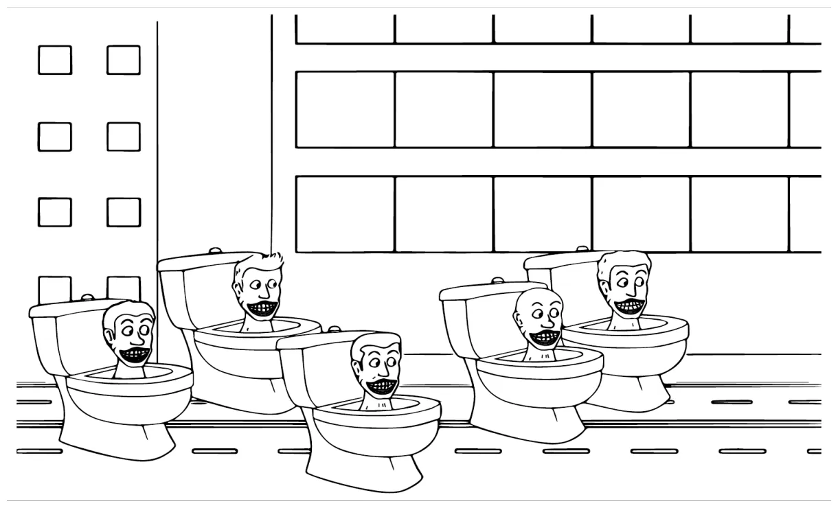 Skibidi toilets 1