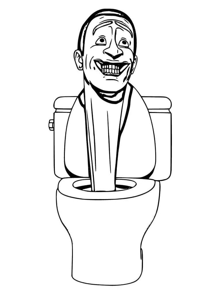 Boleh cetak percuma skibidi toilet