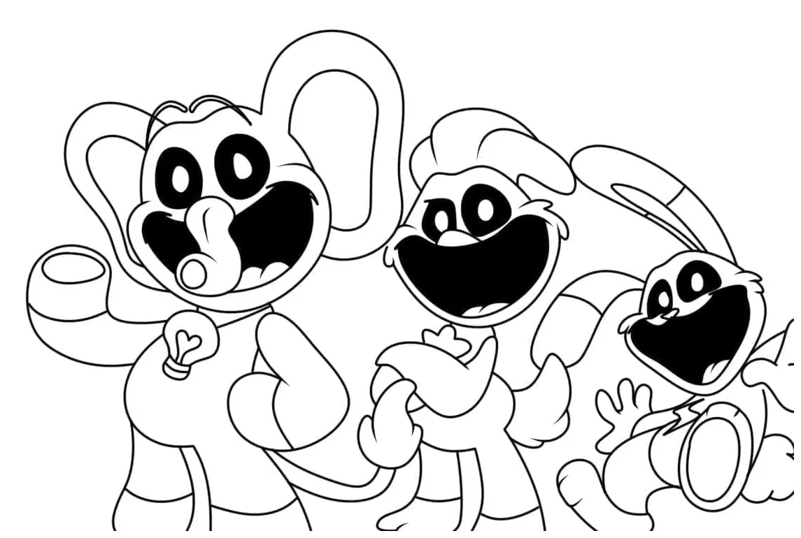 Karakter dalam smiling critters