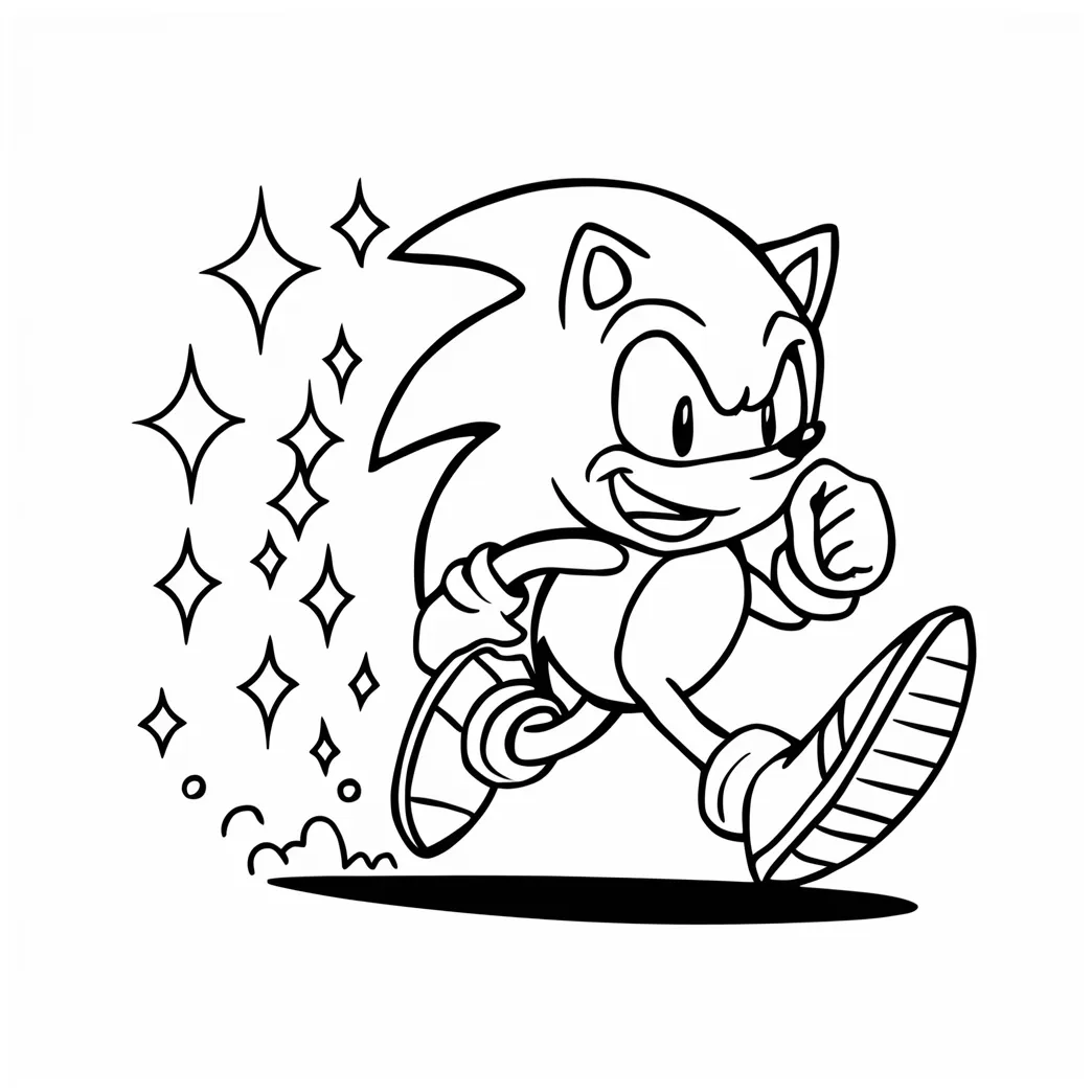 Sonic berlari