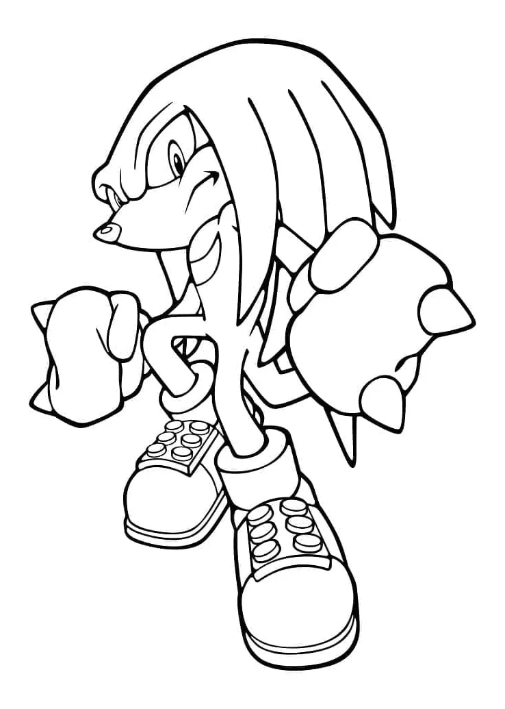 Knuckles the echidna dari sonic