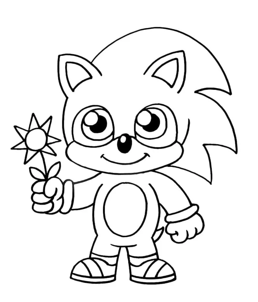Chibi sonic yang lucu