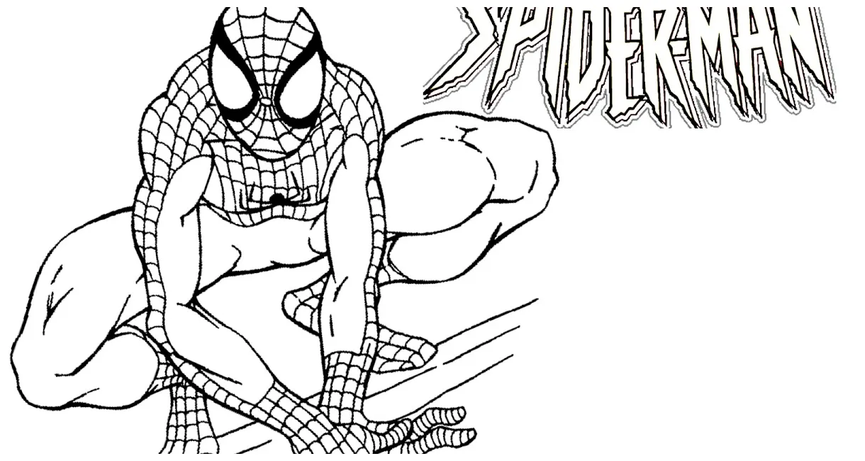 Mewarnai gambar spiderman ~ gambar mewarnai