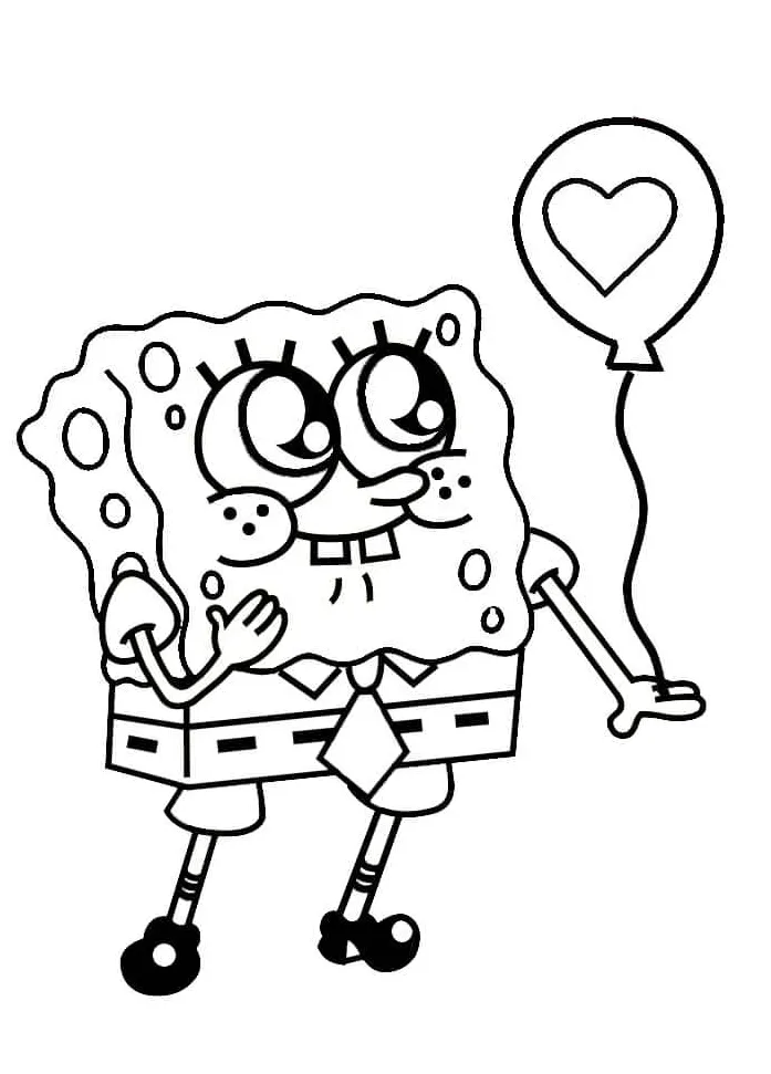 Spongebob lucu dapat dicetak