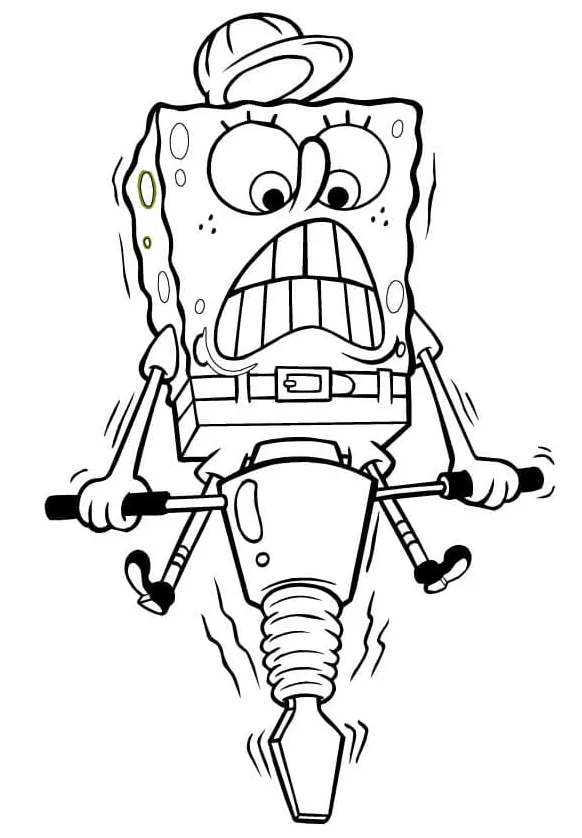 Spongebob lucu dapat dicetak