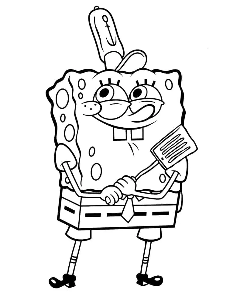 Selamat spongebob dapat dicetak