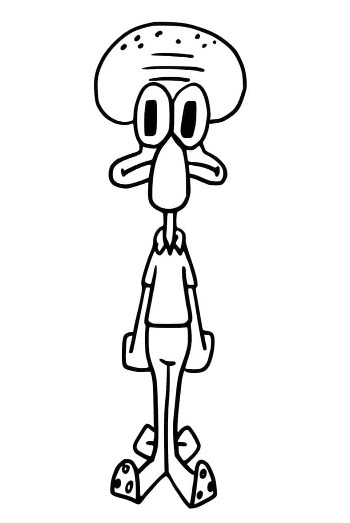 Squidward yang menyedihkan