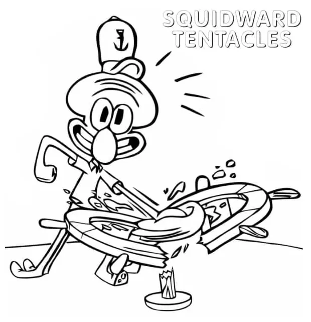 Squidward yang menyeronokkan