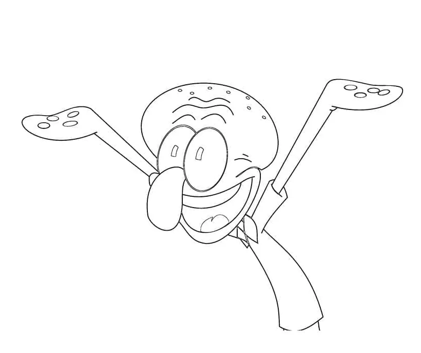 Squidward yang sangat kelakar
