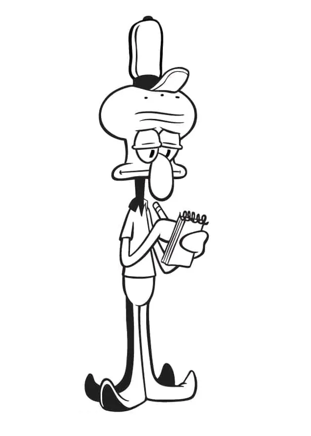 Cetak squidward