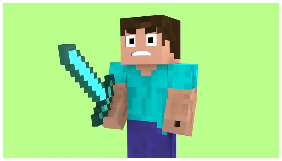 Minecraft steve sword gratuite sur pixabay pixabay