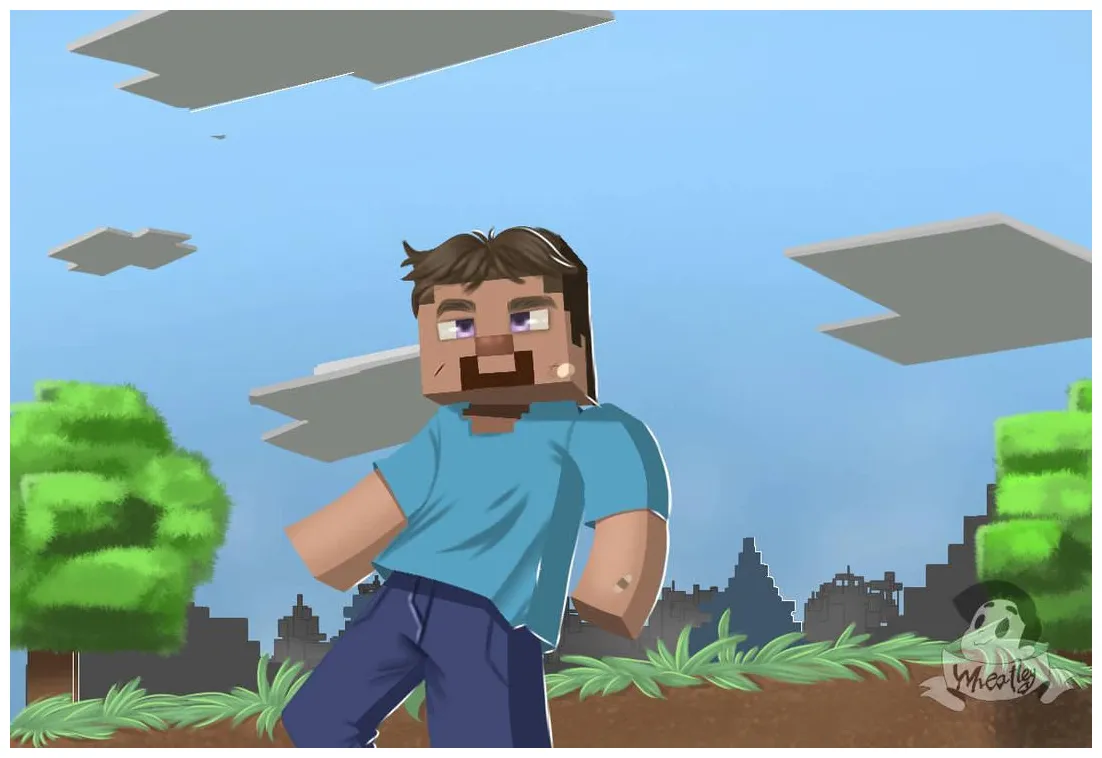 Steve minecraft by steveiol by steveiol on deviantart