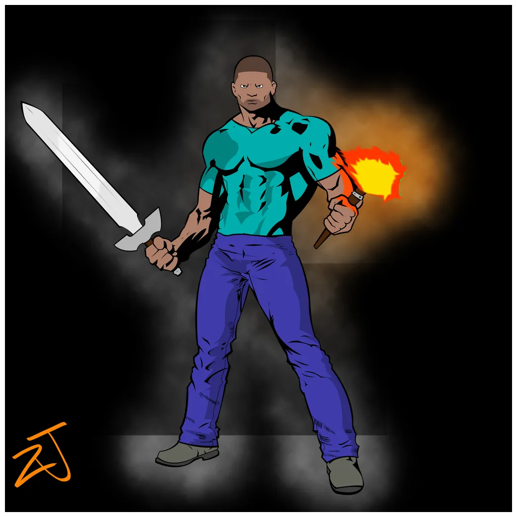 Minecraft steve by zhamwich on deviantart