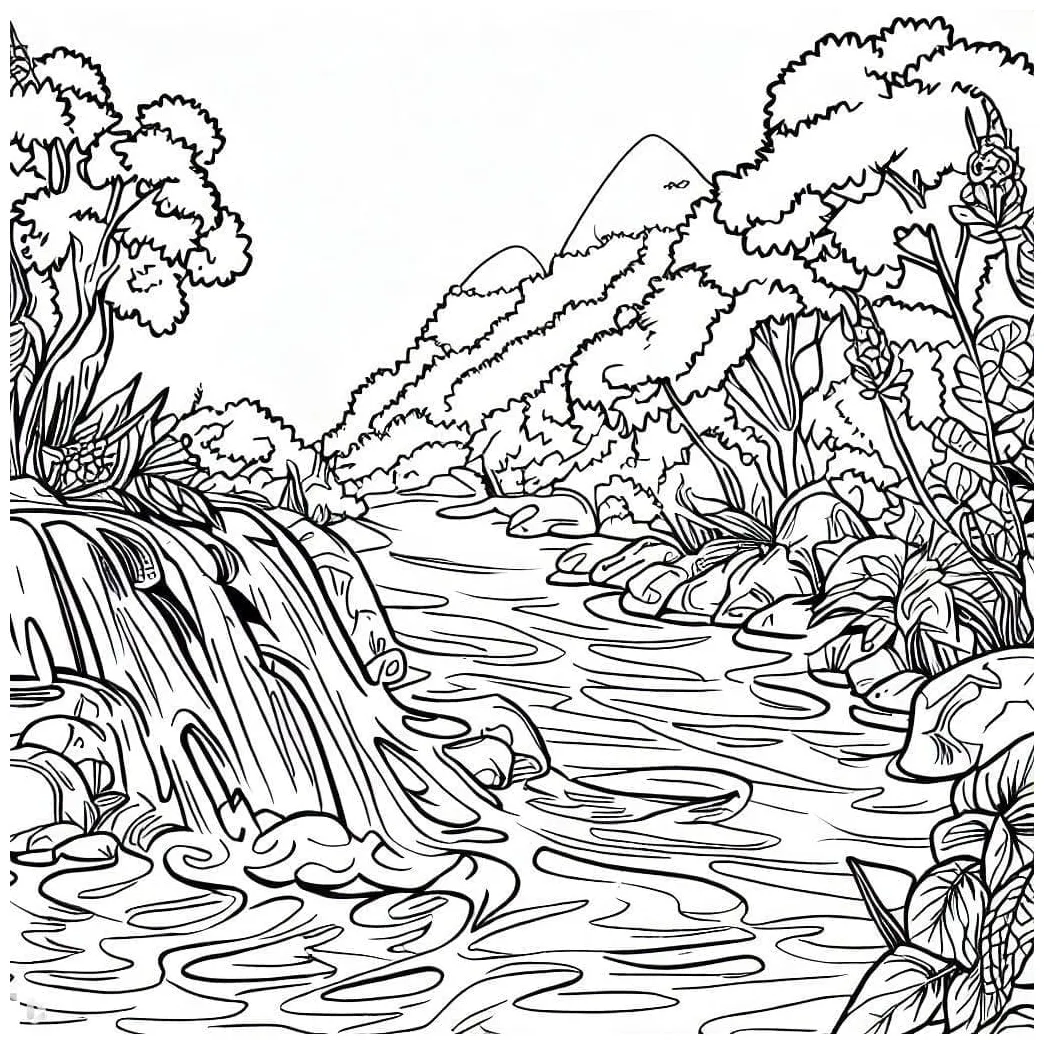 Sungai yang indah