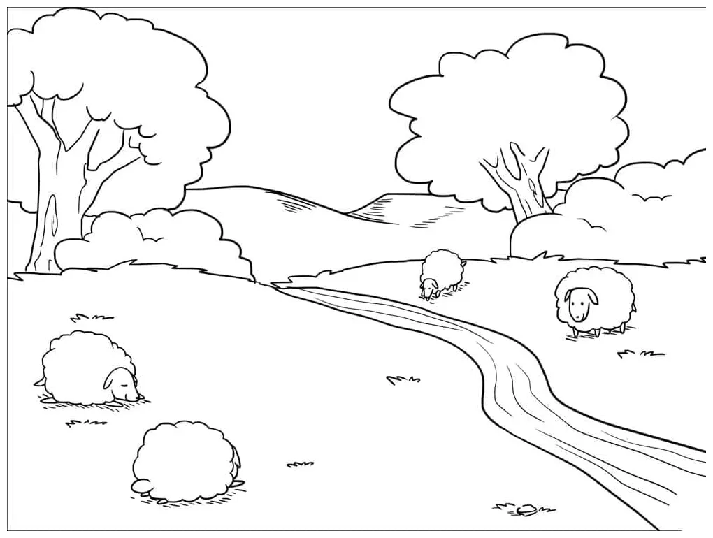 Sungai dan domba