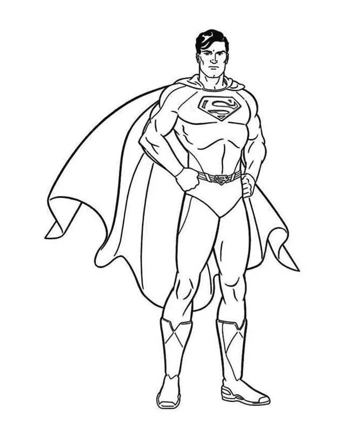 Superman berdiri