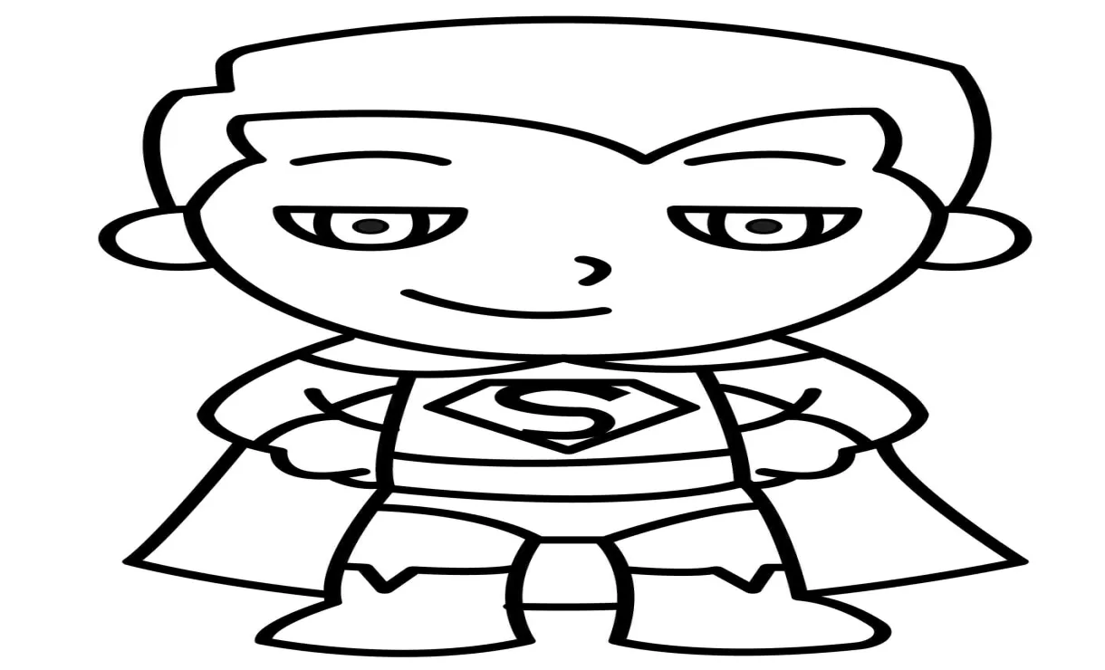 Superman chibi yang hebat