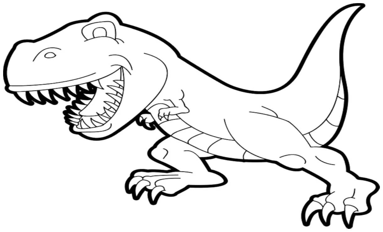 T-Rex Tersenyum
