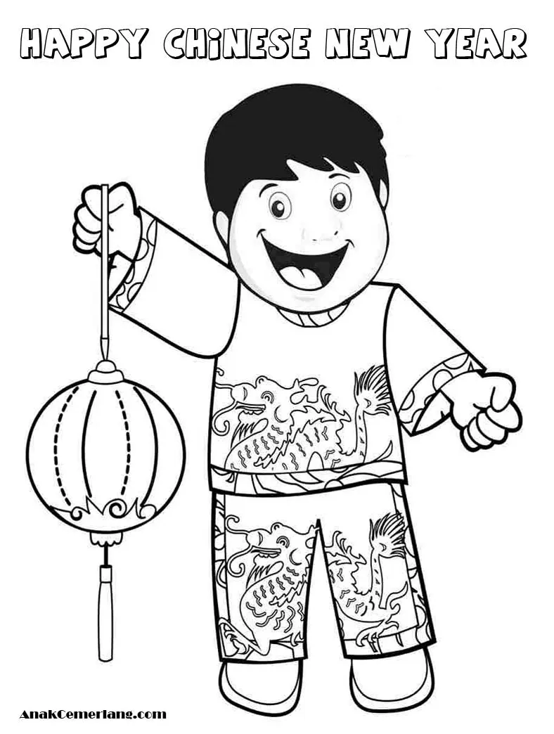 Mewarnai gambar tahun baru imlek mewarnai gambar mewarnai ikan see