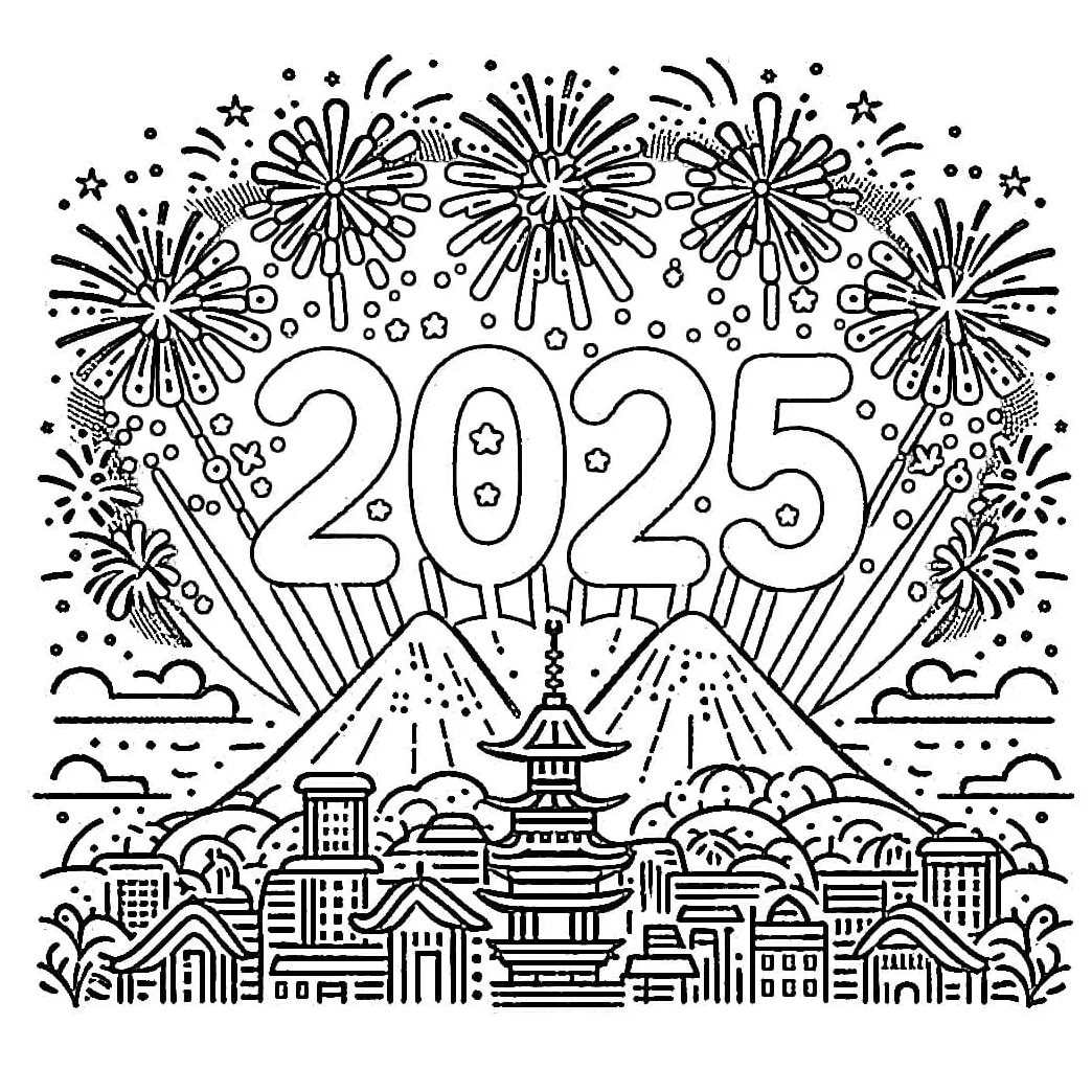 Selamat tahun baru 2025 gratis