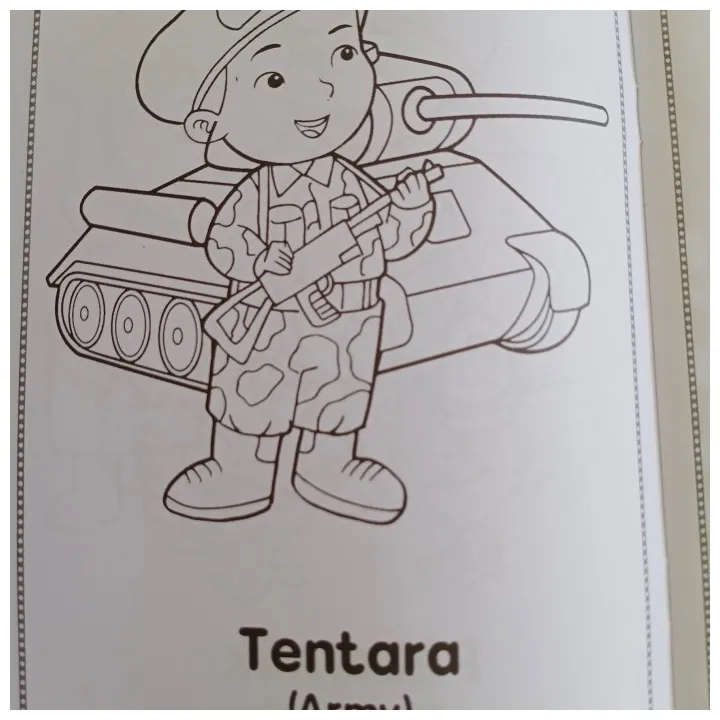 Detail Gambar Mewarnai Tentara Koleksi Nomer 47