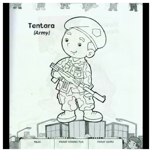 Detail Mewarnai Gambar Tentara Koleksi Nomer 8