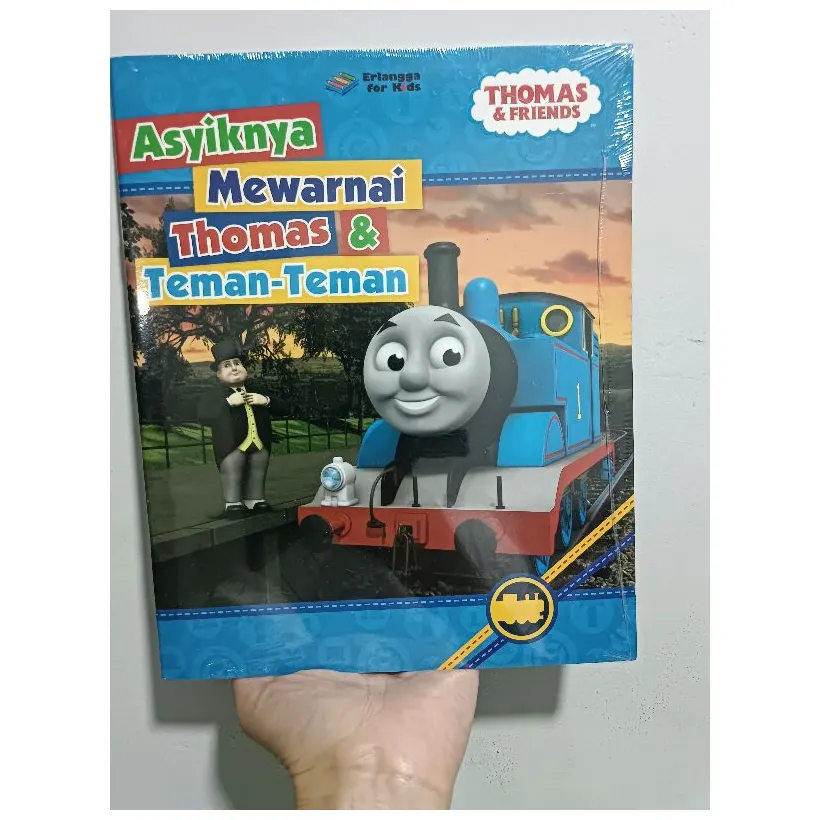 Jual buku mewarnai thomas & friends asyiknya mewarnai thomas & teman