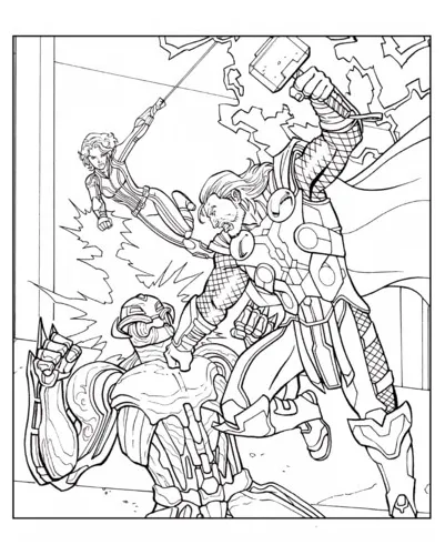 Thor vs ultron