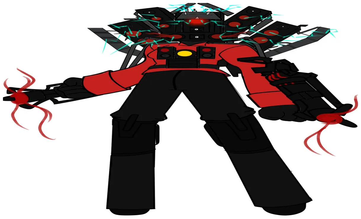 Gambar mewarnai Titan speakerman 2.0 by darkex14 on deviantart siap cetak