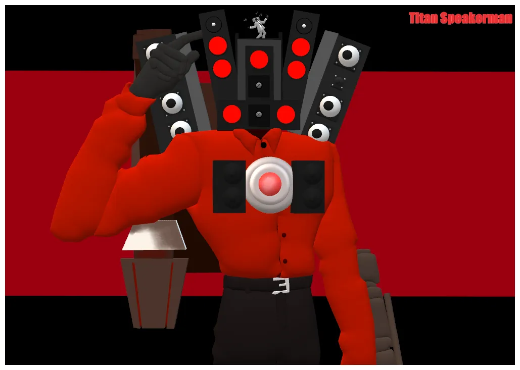 Titan speakerman 3d art by jhedral on deviantart