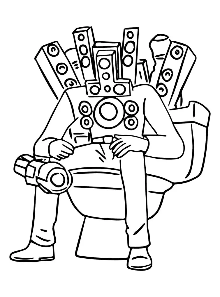 20+ titan speakerman coloring pages free printable pdf & online