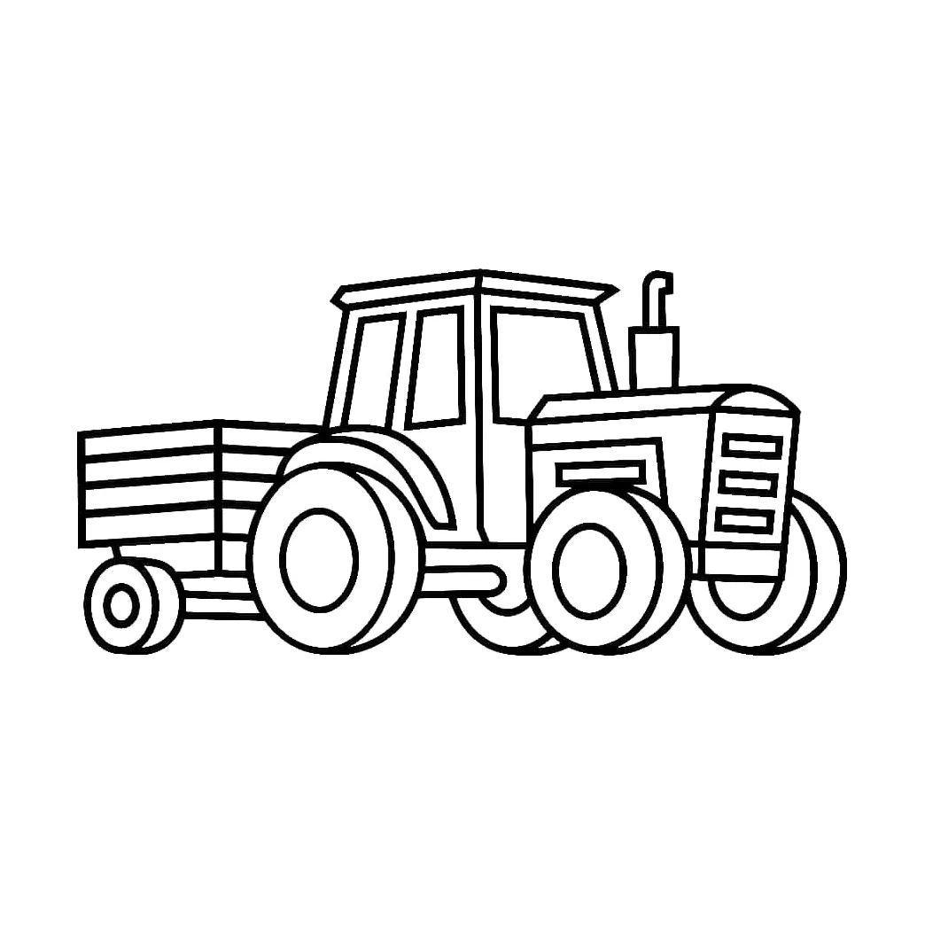 Traktor hanya menarik barel