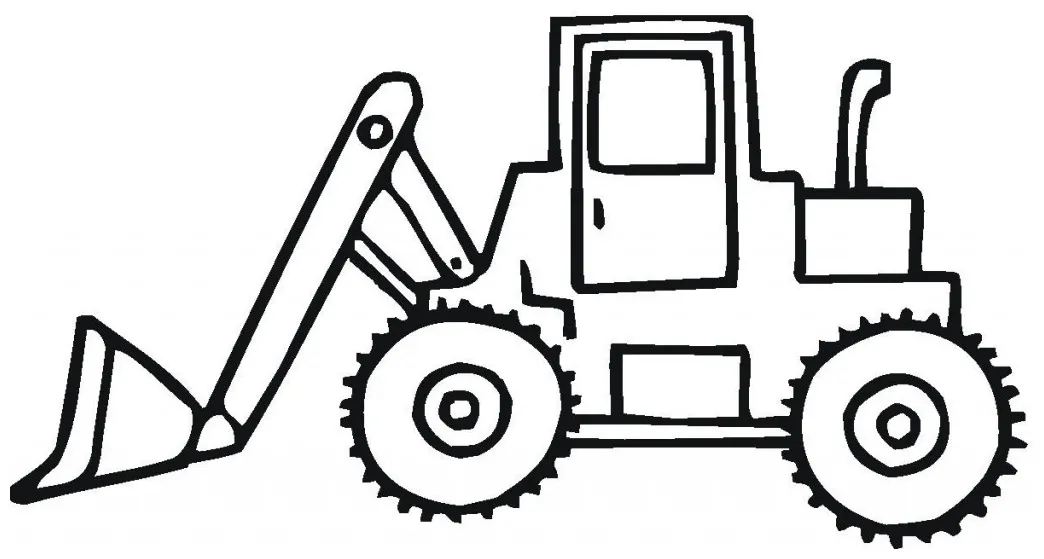 Mewarnai gambar traktor mewarnai gambar