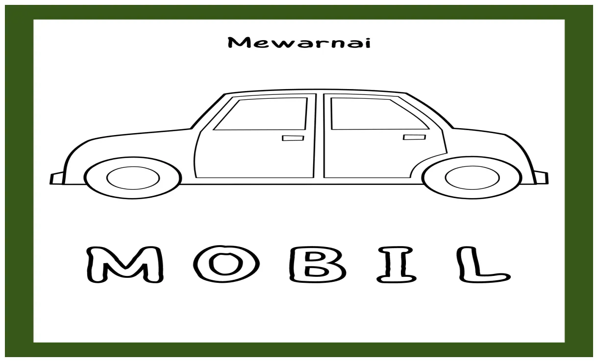 Mewarnai alat transportasi