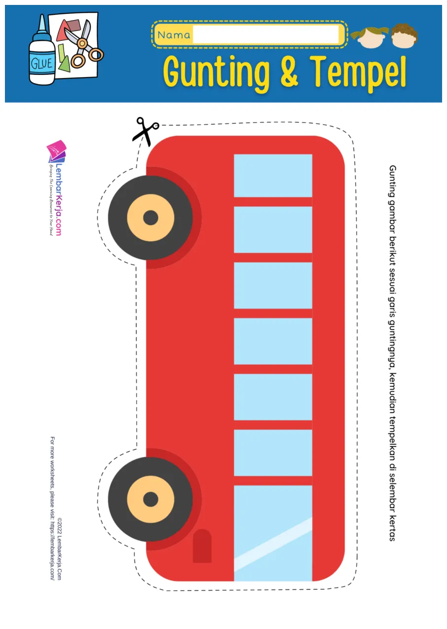 Mewarnai alat transportasi