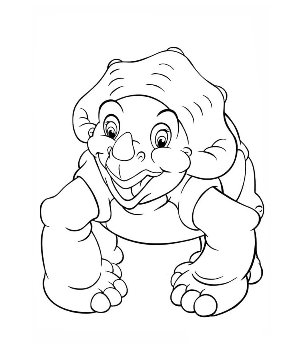 Kartun Triceratops