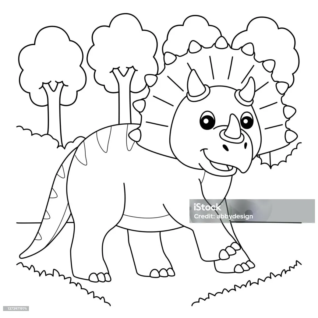 Gambar mewarnai Halaman untuk anakanak ilustrasi stok unduh siap cetak