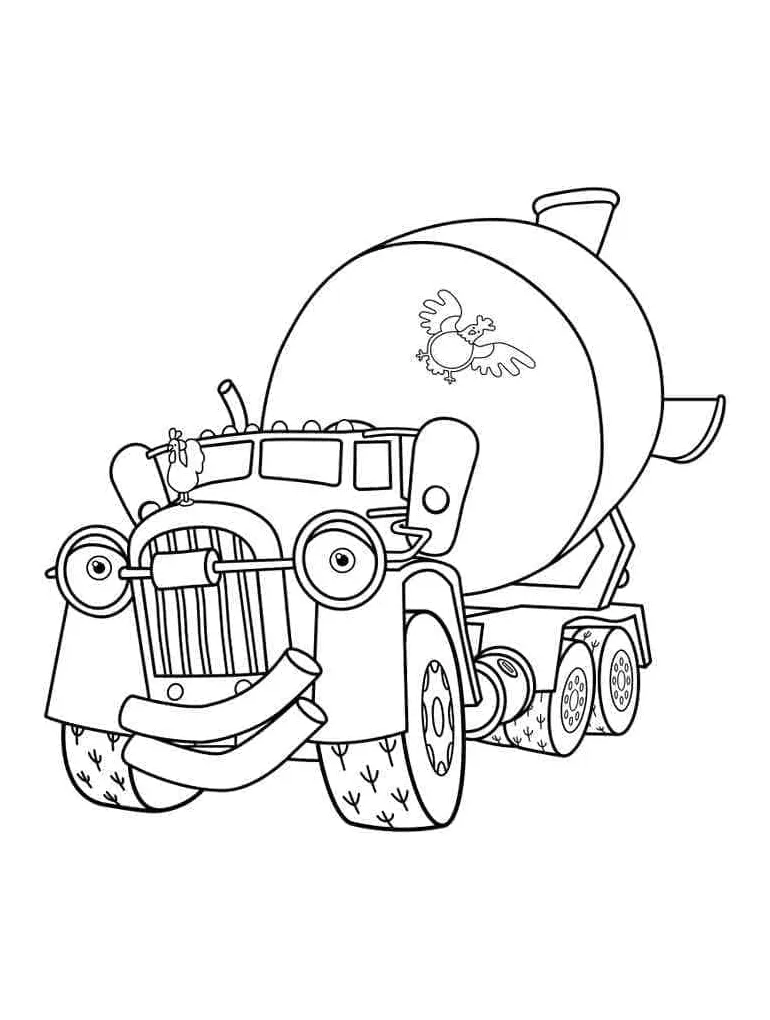 Truk Molen Kartun