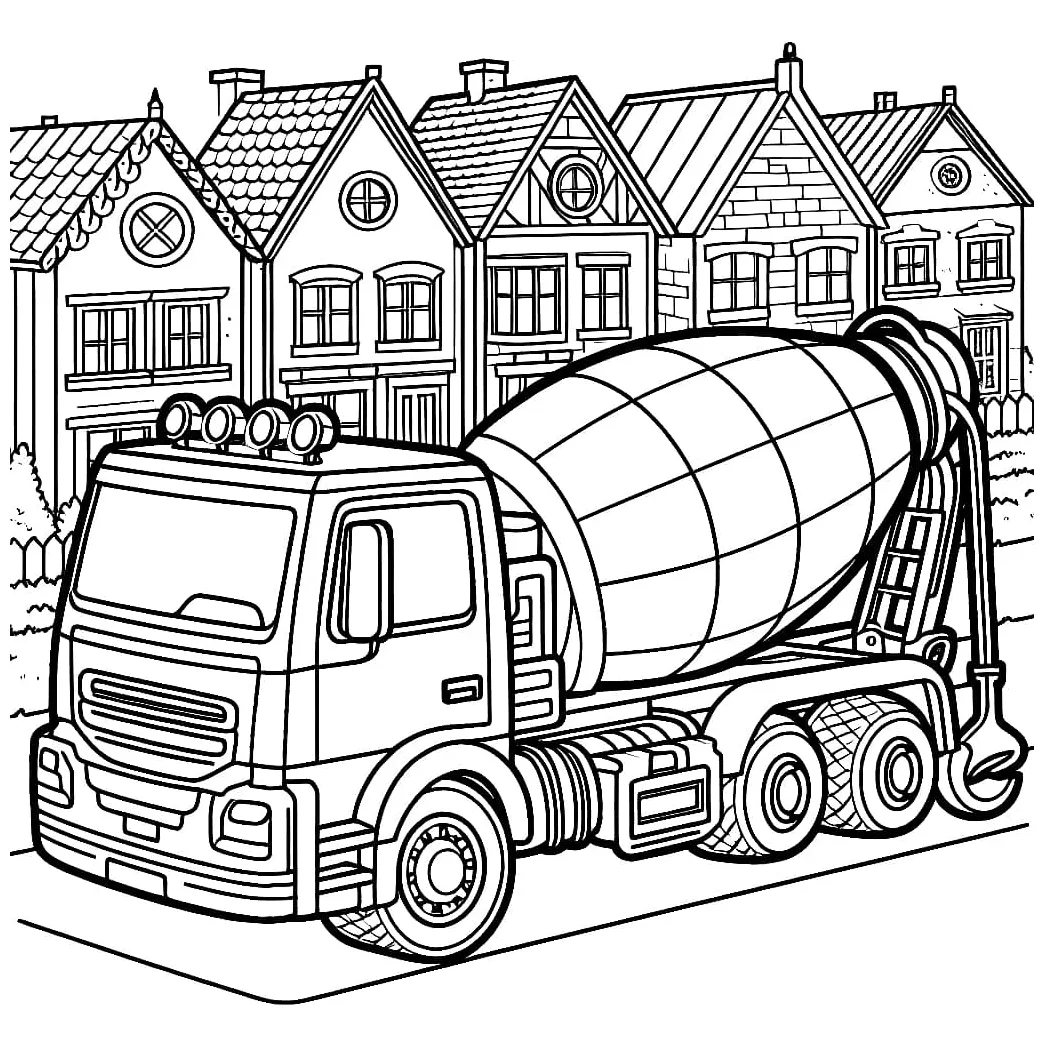 Truk Molen dan Rumah