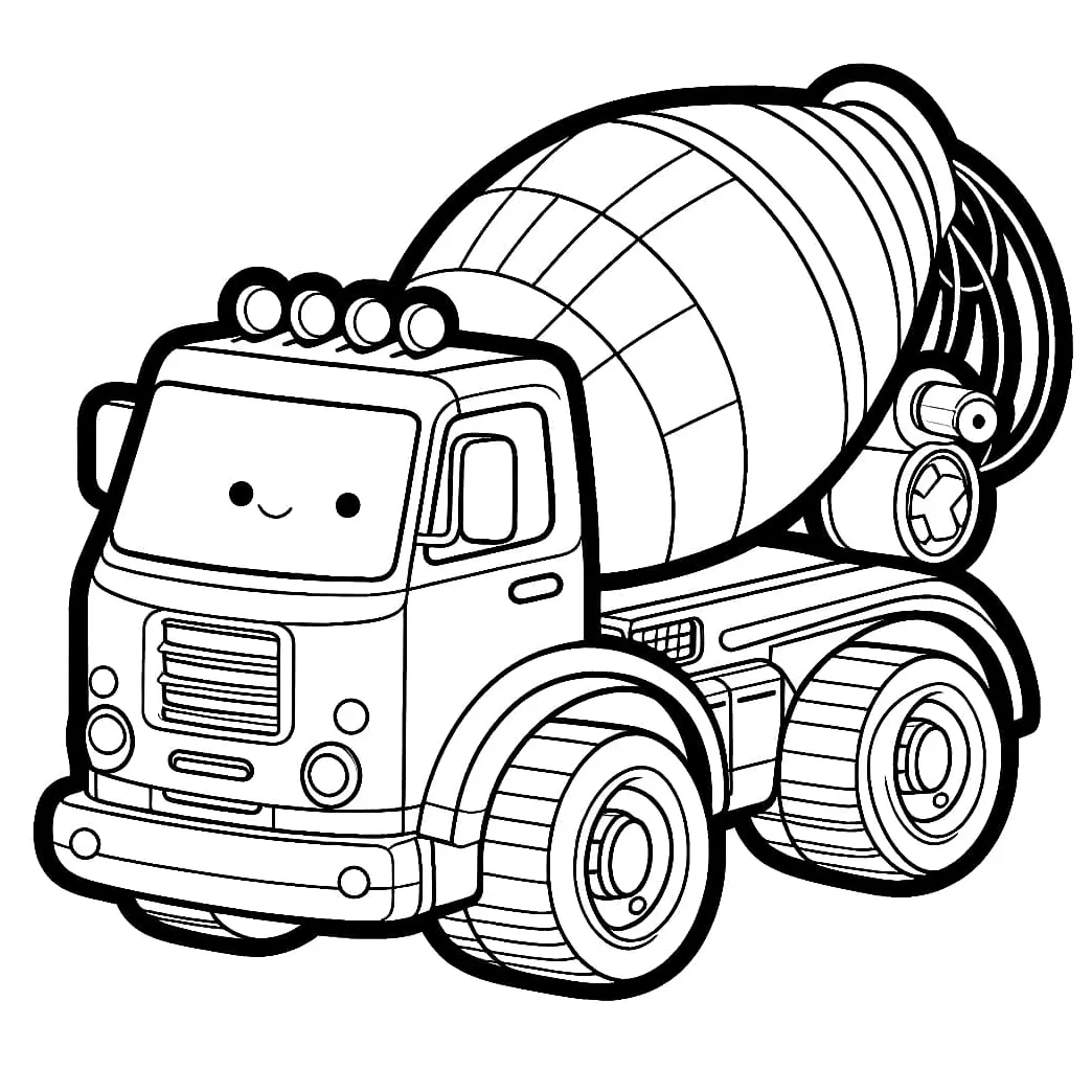 Truk Molen kartun lucu