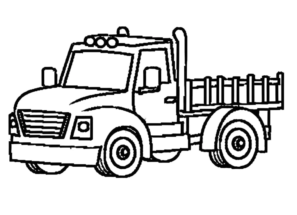 Menggambar truk