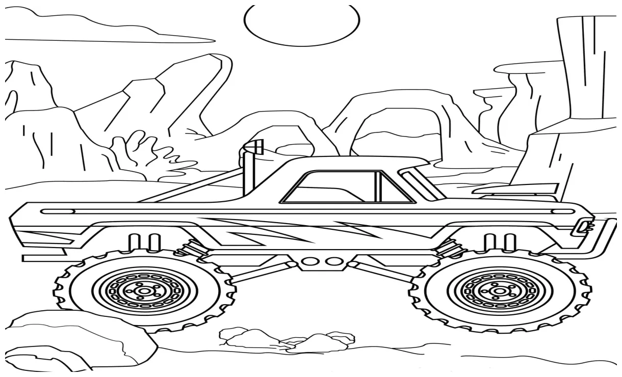 Truk monster yang bagus