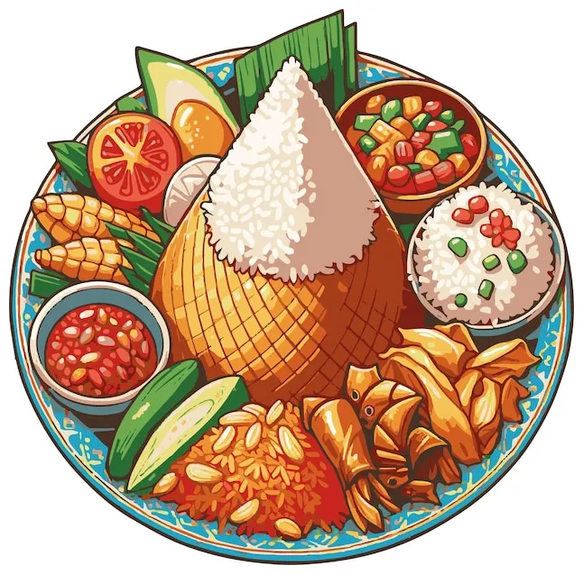 Tumpeng vectors & illustrations for freepik