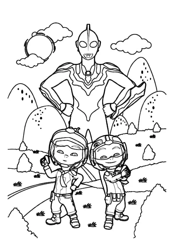 Ultraman dan anak-anak