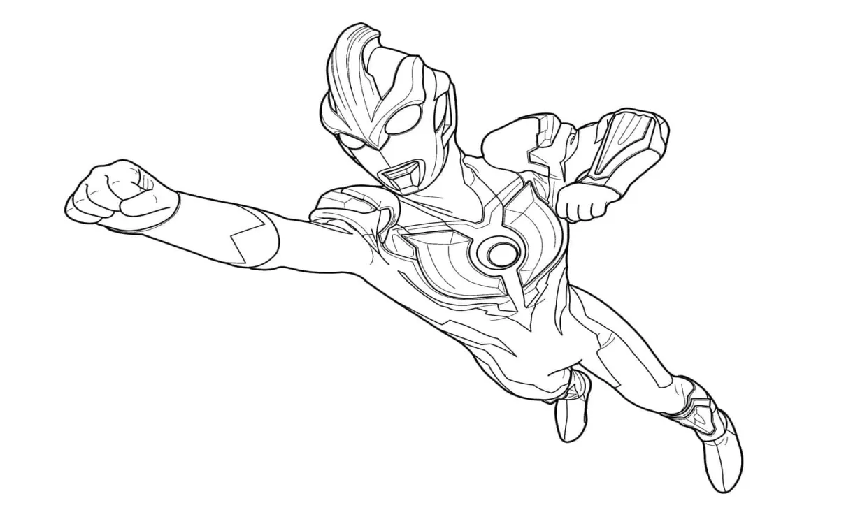 Ultraman terbang