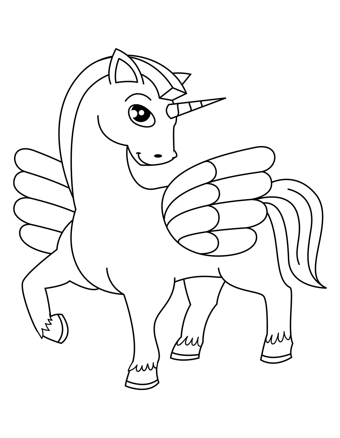 √Kumpulan Mewarnai Gambar Unicorn Untuk Anak TK dan PAUD - Marimewarnai.com
