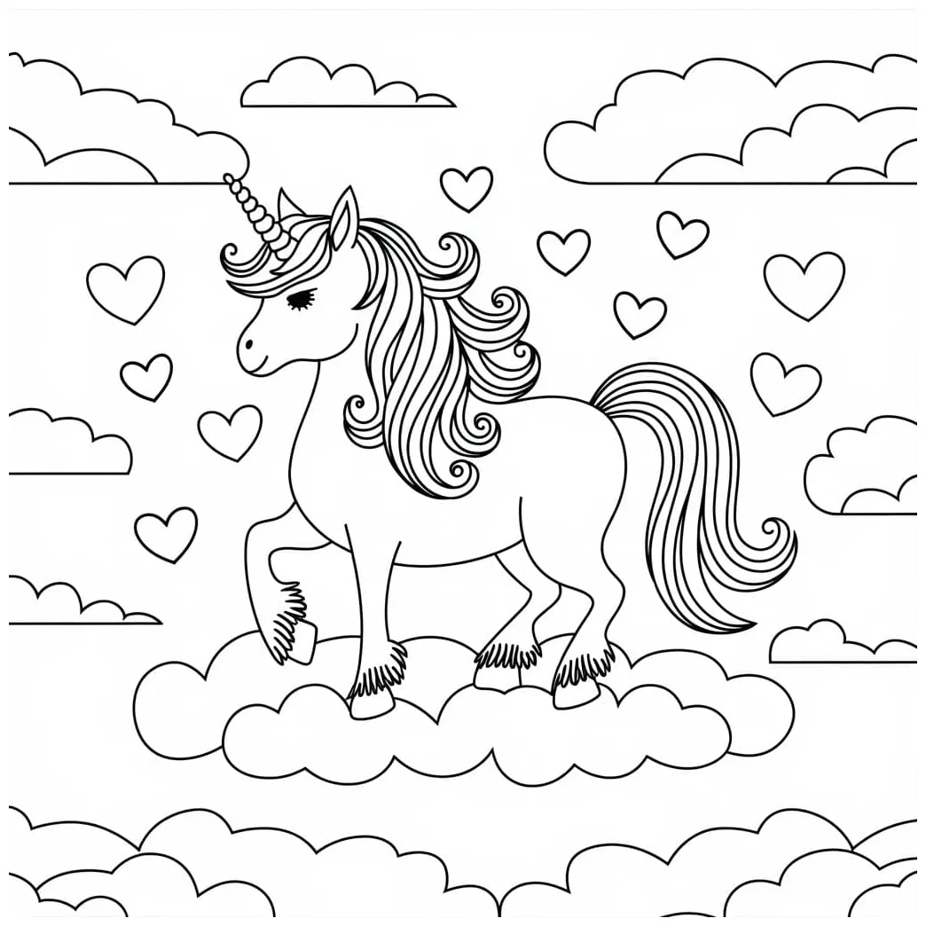 Cinta unicorn di langit